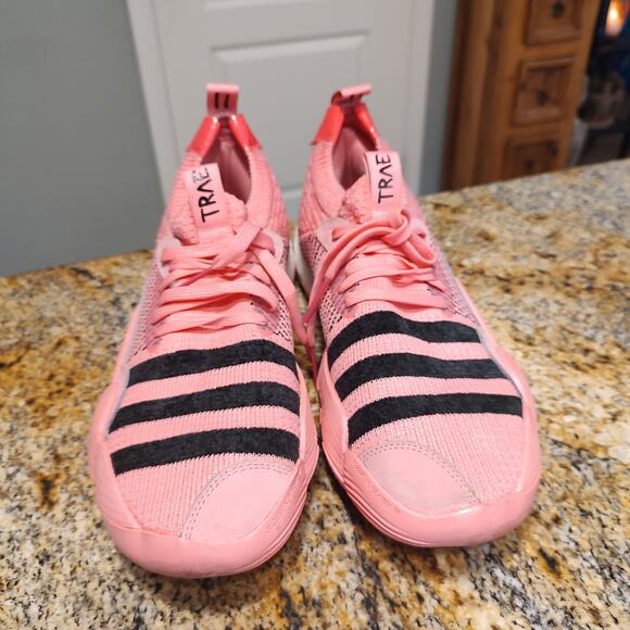 Adidas Trae Young 1 Men's Sneakers Pink Size 10.5 (US) ID APE 779001 - Picture 8 of 12